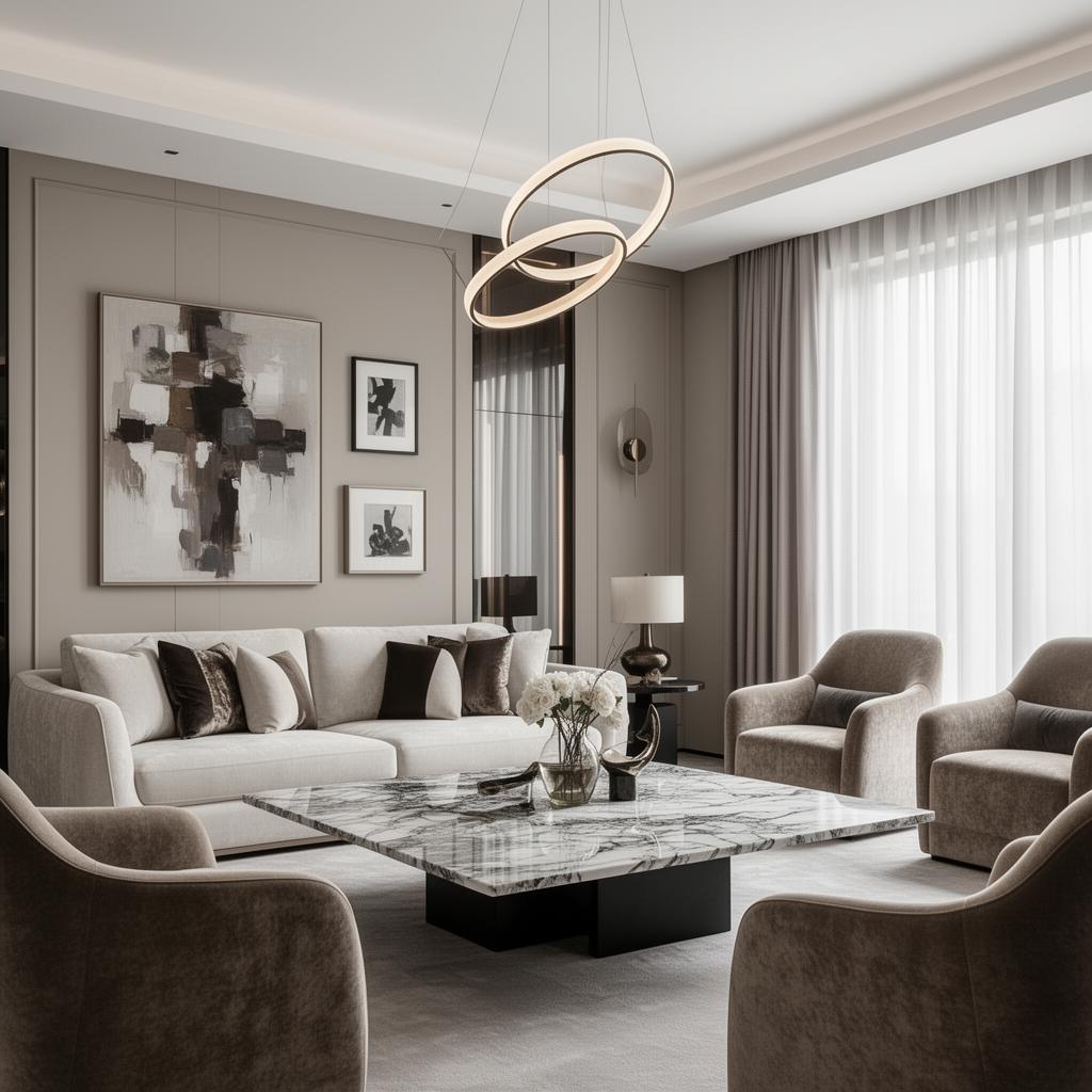 Contemporary Luxe Interior Design Style Guide | StyledSpace